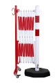 Zapora-nozycowa-rozkladana-slupek-kolka-360cm-biala-czerwona